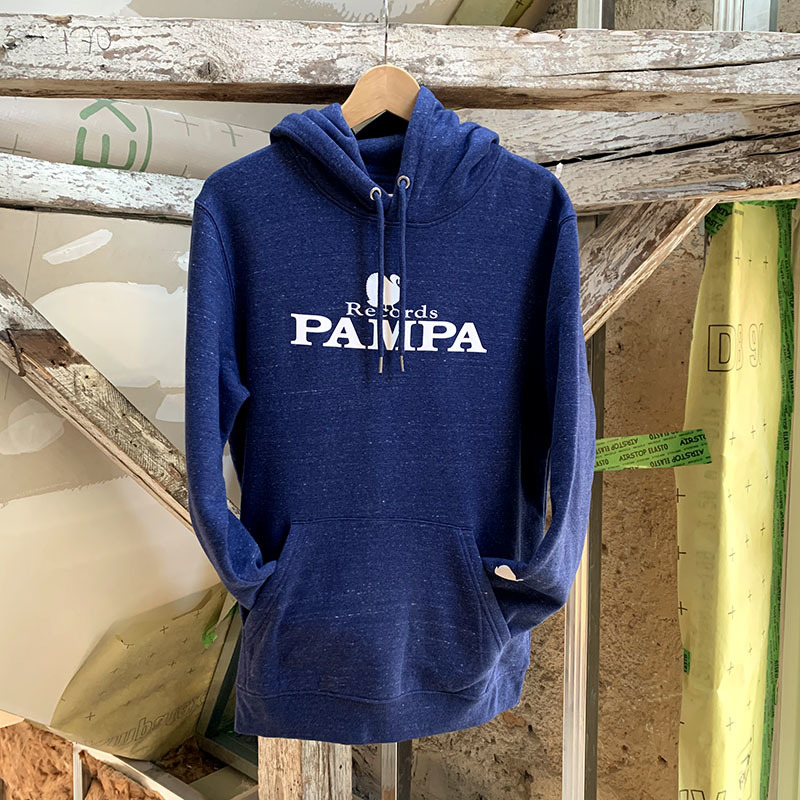 Hoodie heather snow mid blue web